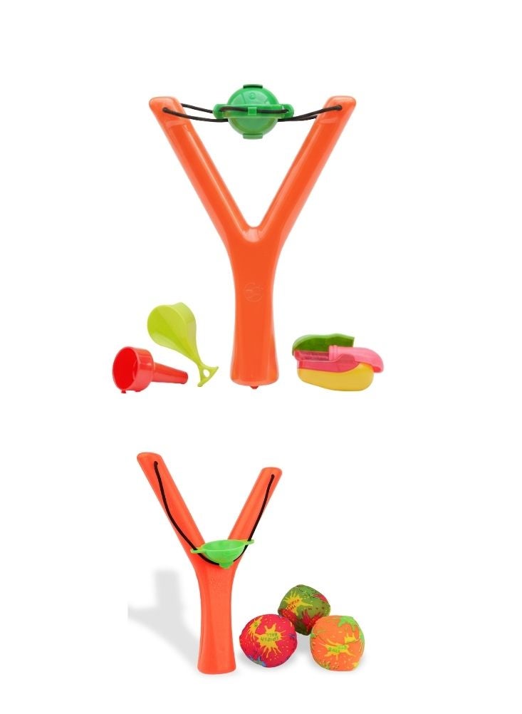Premium Classic Y-Shape Toy Slingshot Set with Interchangeable Attachments – Fun Target Practice Game for Kids & Beginners - Image 1